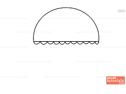 Then draw four straight lines on the triangle. How To Draw Umbrella