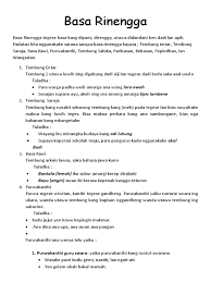 Ukara kang ngemu basa rinengga yaiku. Basa Rinengga Pdf