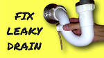 Fix leaking sink pipe