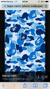 Blue Bape Wallpaper Live