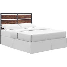 Snooze in style with this metal queen headboard from the viabella® collection. Walker Edison Queen Size Metal And Wood Plank Panel Headboard Brown Hbqslrw At Tractor Supply Co
