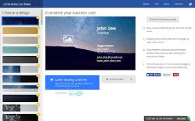Most people buy their business cards online, taking advantage of the convenience of shopping from home, being able to upload graphics and photos, all at prices that easily rival. Business Card Maker