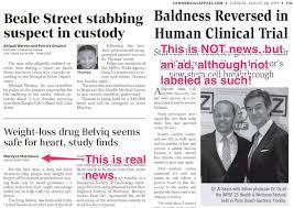 Vector illustration of a daily newspaper template tabloid layout. Now This Is Fake Health News And It Appears In Major Newspapers Across The U S