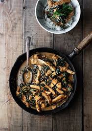 Saute De Poulet Au Beurre De Sesame Aux Epinards Trois Fois Par Jour Recipe Sauteed Chicken Spinach Stuffed Chicken Food
