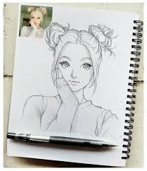 Quick and easy to follow, drawing out each lesson will help solidify the theory in your mind and train how to draw a manga girl. Drawn From Photo Girl Drawing Easy Black And White Pencil Sketch Art Drawings Sketches Simple Drawings Artist Sketches