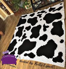 Maybe you would like to learn more about one of these? Cow Print Afghan Larger Size C2c Crochet Pattern