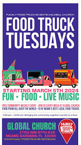 Family Food Truck Tuesdays — Food court food truck in Miami Gardens, Florida