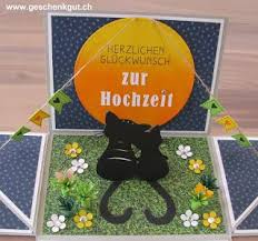 Uberraschungsbox Explosionsbox Katzenpaar Hochzeit Geldgeschenk Gutschein Geschenke Geschenke Verpacken Geldgeschenke Originell Verpacken