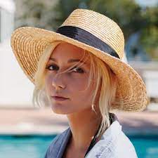 Brixton Hats Joanna Straw Sun Hat Black Natural Brixton Hat Sun Hats Summer Hats