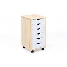 Meuble rangement wc sur roulettes 2 tiroirs blanc. Caisson De Bureau A Roulettes 6 Tiroirs Bini 3 Suisses