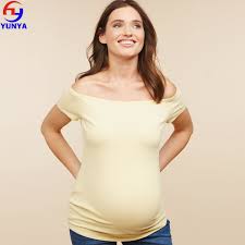 100 Cotton Fashion Maternity Clothing Plain Off Shoulder Maternity Top Buy Maternity Top Maternity Top Plain Maternity Clothing Product On Alibaba Com