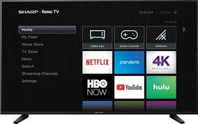 Best Buy Sharp 60 Class Led 2160p Smart 4k Uhd Tv With Hdr Roku Tv Lc 60q7370u Cool Things To Buy Uhd Tv Smart Tv