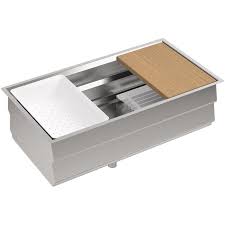 Prolific 33 L X 17 3 4 W X 11 Undermount Single Bowl Kitchen Sink With Accessories Single Bowl Kitchen Sink Kitchen Sink Accessories Undermount Kitchen Sinks