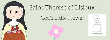 Every computer monitor and printer is color calibrated differently resulting in slight variations from what appears on the screen. Saint Therese Of Lisieux God S Little Flower My Catholic Kids
