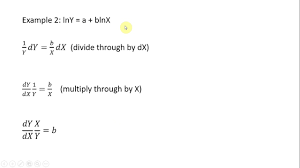 Calculating Elasticity From Regression Equations With Different Functional Forms Youtube