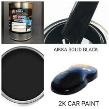 Warna solid biasa disebut juga warna konvensional karena mengandung pigment dengan satu macam warna, contoh hitam. Buy Aikka Solid Black 2k Car Paint Seetracker Malaysia