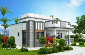 Four Bedroom Modern House Design Pinoy Eplans One Storey House House Exterior Modern Bungalow House