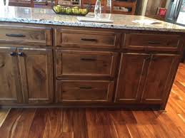 Custom Rustic Knotty Alder Island Cabinet Stillwater Mn Alder Kitchen Cabinets Knotty Alder Kitchen Alder Cabinets