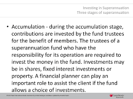 The job of a financial investment advisor in australia is to develop financial plans for individuals and organisations, and invest and manage funds on their behalf. Financial Planning In Australia Ppt Download