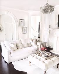 My Living Room On A Budget White Sofa Farlov Ikea Sofa Ikea Sofa Crystal Chandelier Decorating W Glam Living Room White Sofa Living Room Living Room White