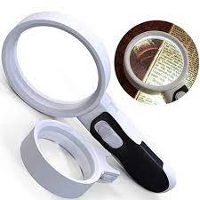Magnifying Glass With Light High Power Lighted Magnifier 10x 5x Lens Set Lightweight Handheld Elderly Led Magnifiers F Magnifying Glass Magnifiers Magnifier