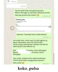 Berapa besar pulsa/saldo paypal yang di convert dan hanya menerima pulsa dari fasilitas bagi/transfer pulsa. Koko Pulsa Photos Facebook