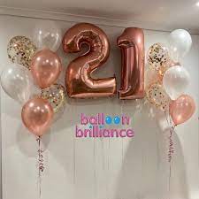 Confetti Tulle And Tassels Balloon Brilliance In 2021 21st Birthday Balloons 21st Birthday Decorations Birthday Balloon Decorations