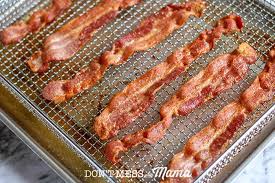 I did take a peek half way through. Crispy Bacon In The Air Fryer Easy And Delicious Don T Mess With Mama
