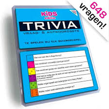Whether you have a science buff or a harry potter fanatic, look no further than this list of trivia questions and answers for kids of all ages that will be fun for little minds to ponder. Trivia Aanvulset Vraag En Antwoord Versie Kids Games Bol Com
