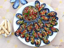 Moules Farcies A La Pipirrana Moules Farcies Recettes De Cuisine Moules