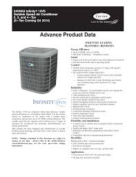 4.6 out of 5 stars. Carrier 24va9 Infinity 19vs Variable Speed Air Conditioner Product Manualzz
