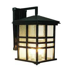 Simple lights store japanese style lighting products manufacturer and sales | rakuten global market: Bel Air Lighting Huntington 3 Light Black Outdoor Wall Lantern Sconce With Seeded Glass 4637 Bk The Home Depot