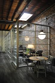 5 artificial agave plant in round planter. Dirtt Walls Industrial Office Design Loft Office Office Interiors