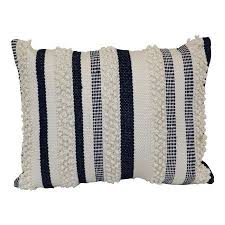 Black And White Striped Pillows Walmart Better Homes Gardens Woven Textured Diamond Pillow Outdoor Pillow Navy Walmart Com Outdoor Pillows Navy Outdoor Pillows Diamond Pillows