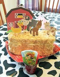 Diy Easy And Fun Barn Themed Birthday Party Centerpiece Birthday Party Centerpieces Farm Birthday Party Barnyard Birthday