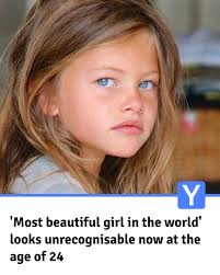 Thylane Blondeau was just six years old when she was dubbed the 'most  beautiful little girl in the world'