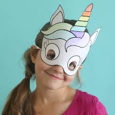 Unicorn clothes adidas clothing swag a logo. Unicorn Masks To Print And Color Free Printable It S Always Autumn