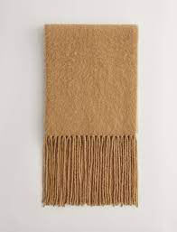 Asos.com has been visited by 100k+ users in the past month Brushed Knit Scarf In Camel Joseph