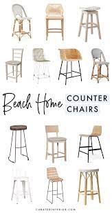 15 coastal counter chairs for beach homes counter chairs beach house decor coastal bar stools