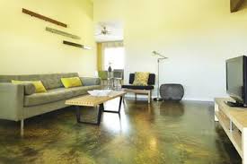 Flooring for basement bright design stained concrete floor best. Concrete Floors Pros And Cons
