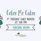 Color Me Calm event image