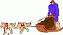 Easy Dog Sled Clipart