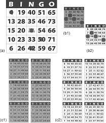 There are 14550 bingo card game for sale on etsy, and they cost $5.65 on average. Example Bingo Cards A Large Size Enhanced Contrast 1 Card Game Download Scientific Diagram