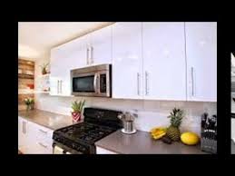 high gloss white kitchen cabinets youtube