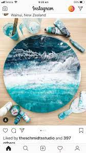 Pin By Nuria Sotomayor On Acryllic Pouring Inspiration Diy Resin Art Resin Art Painting Resin Art