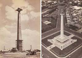 Foto Foto Proses Pembangunan Tugu Monas Foto Zaman Dulu Monumen Sejarah Dunia