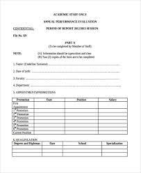 Unlawful termination can be grounds for a labor dispute, which is why it is imperative you file your evaluation documents properly to support your decision in firing or promoting an employee. Free 23 Staff Appraisal Forms In Pdf Ms Word Excel