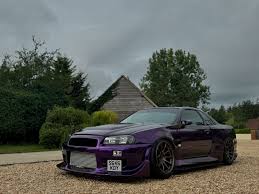 Couple of randoms from the summer. Car is actually still ok the road but  trying to find an excuse to take it out 🫠 fancy a night run rollhard  skyline r34 gtt 