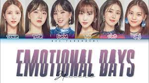 Everything about the korean singer. Gfriend Emotional Days Lyrics Color Coded Kan Rom Eng Nghenhachay Net