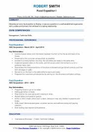 A wide variety of expeditor options are available to you related searches for expeditor: Food Expeditor Resume Samples Qwikresume